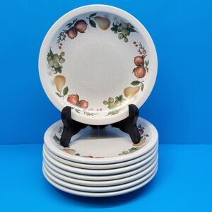 Wedgwood Quince Set Of 8 Vintage 6 1/4" Dessert Bread Plates VGC